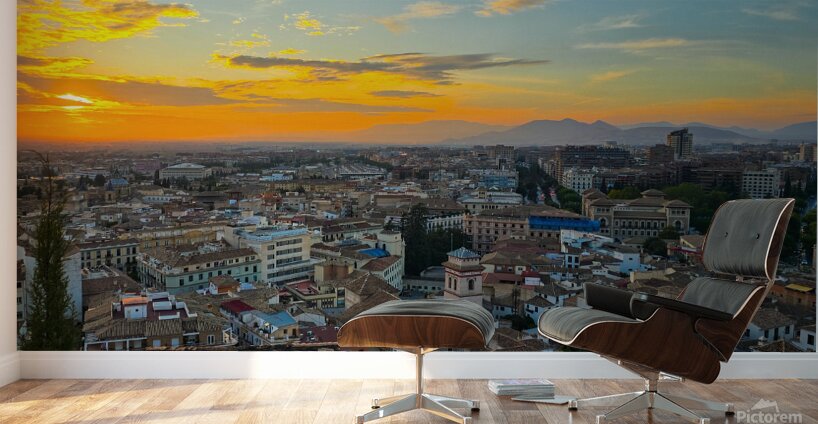 Granada at Sunset Wall Murals
