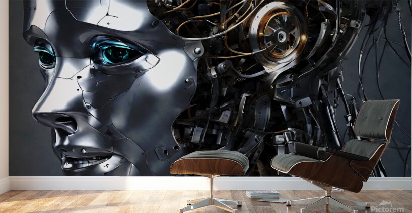 Future Robot Wall Murals