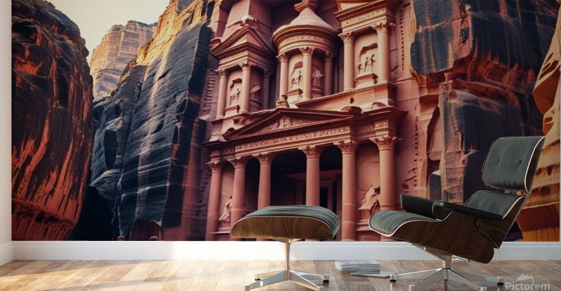 The Rose City Petra one of the wonders of the world Wall Murals