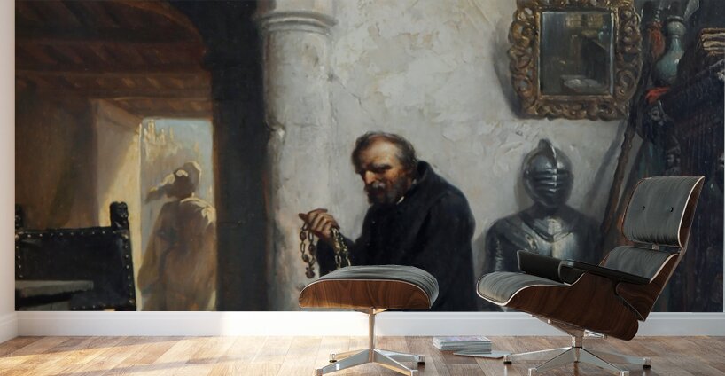 Lies The Arms Dealer by Josef Hendrik Hubert [1821–1865] Wall Murals