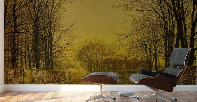 The Queen’s Highway by John Atkinson Grimshaw [1836–1893] Wall Murals