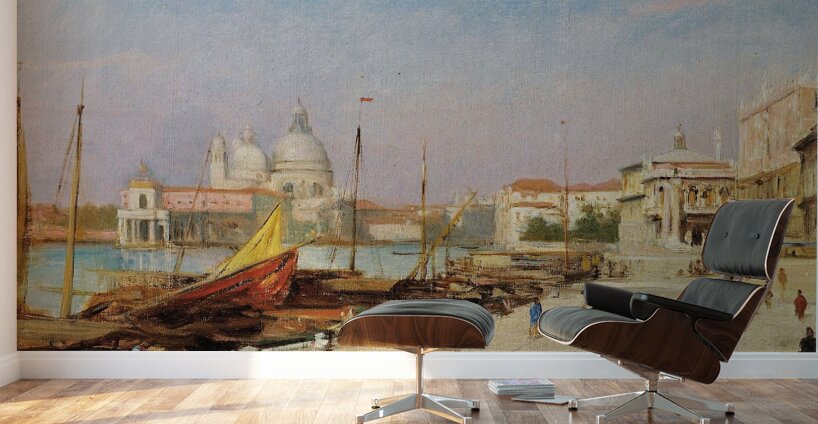 View Of Venice by Charles Landelle [1821–1908] Wall Murals