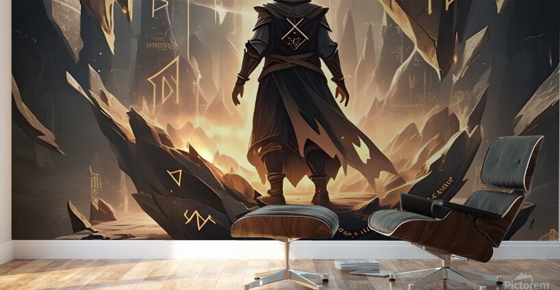  The Oracle’s Fractured Fate Wall Murals