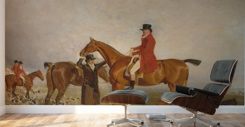George. Marquess Of Huntly [Later 5th Duke Of Gordon]. On Tiny [1806–1807] by Benjamin Marshall [1768–1835] Wall Murals