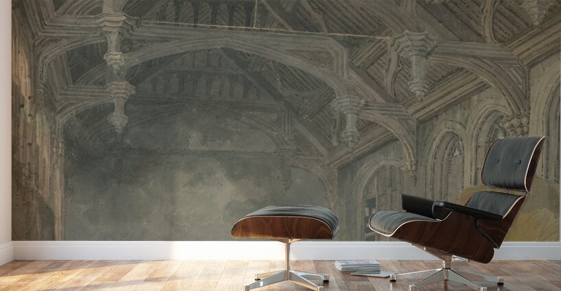 Interior of St. John’s Palace. Eltham [ca. 1793] by Joseph Mallord William Turner [1775–1851] Wall Murals