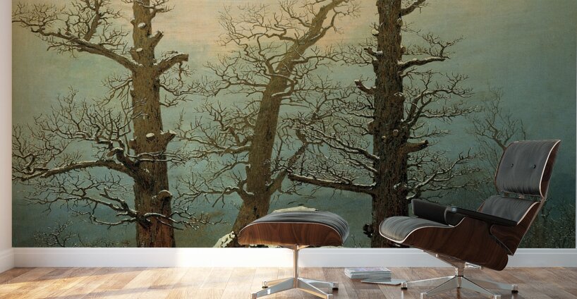 Cairn in Snow by Caspar David Friedrich [1774–1840] Wall Murals