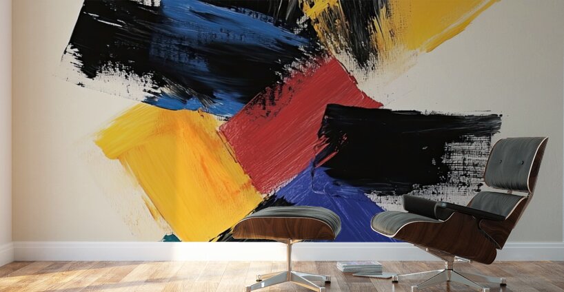 Chromatic Convergence J9H2N3 58 Wall Murals