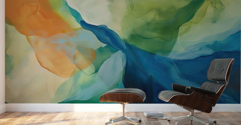 Chromatic Convergence Y59H2N 55 Wall Murals