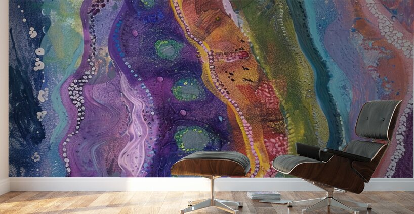 Chromatic Currents 7H3N2Z 55 Wall Murals
