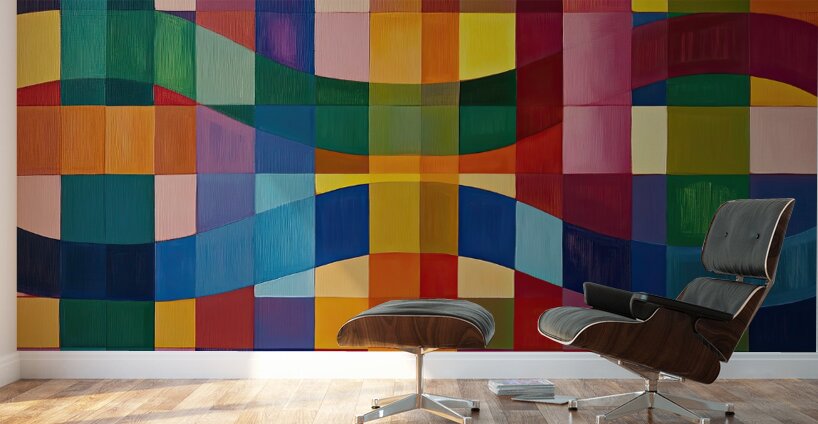 Chromatic Currents AB92C3 55 Wall Murals