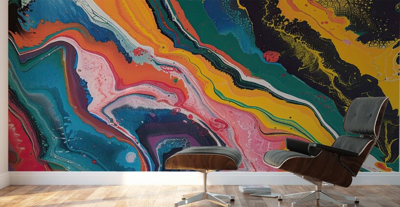 Chromatic Currents Y59H2N 47 Wall Murals