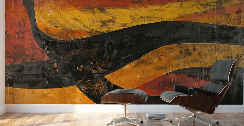 Chromatic Currents Y592H3 55 Wall Murals