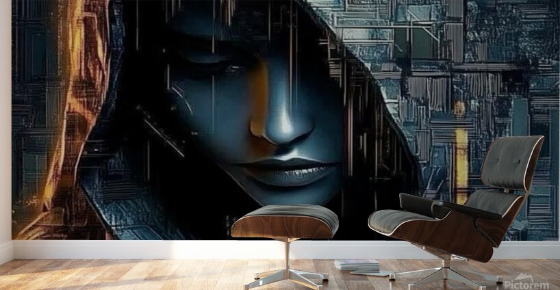 The image appears to be a digital.  Wall Murals