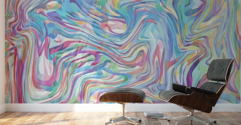 Vibrance Swirl Wall Murals