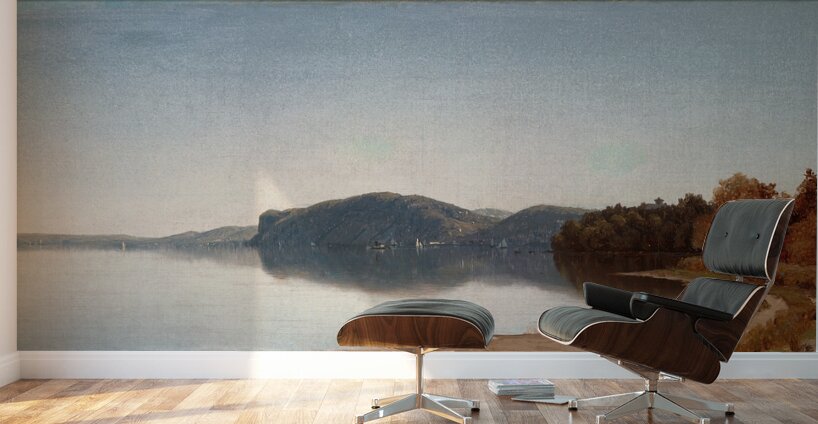 Hook Mountain. Near Nyack. On the Hudson [1866] by Sanford Robinson Gifford [1823–1880] Wall Murals
