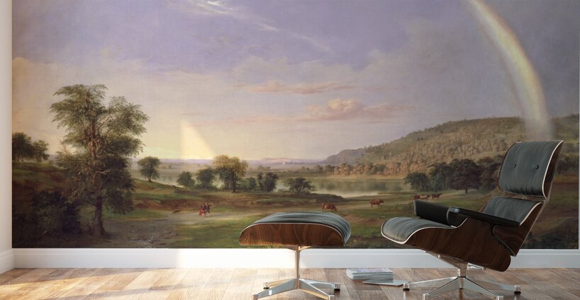 Landscape with Rainbow [1859] by Robert S. Duncanson [1821–1872] Wall Murals