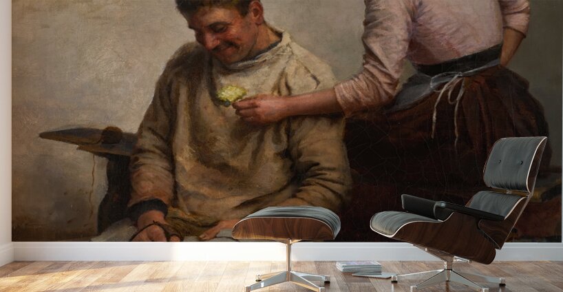 Marriage [1887] by Benjamin Arthur Bateman [1847–1894] Wall Murals