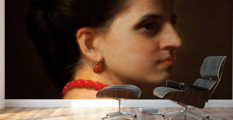 Portrait of Wanda Monné [1867] by Franciszek Streitt [1839–1890] Wall Murals