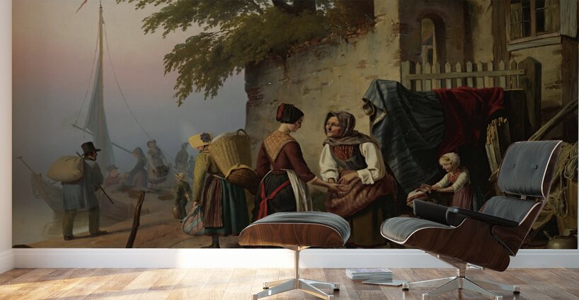 The Fortune Teller [1843] by Christian Grothe [–1849] Wall Murals