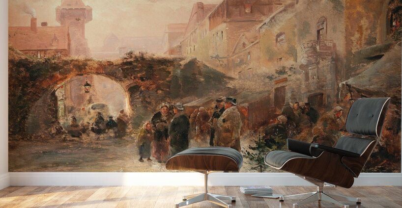 At Christmas Time by Emil Barbarini [1855–1933] Wall Murals