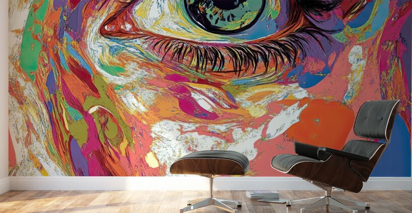 Chromatic Gaze JH92N3 55 Wall Murals