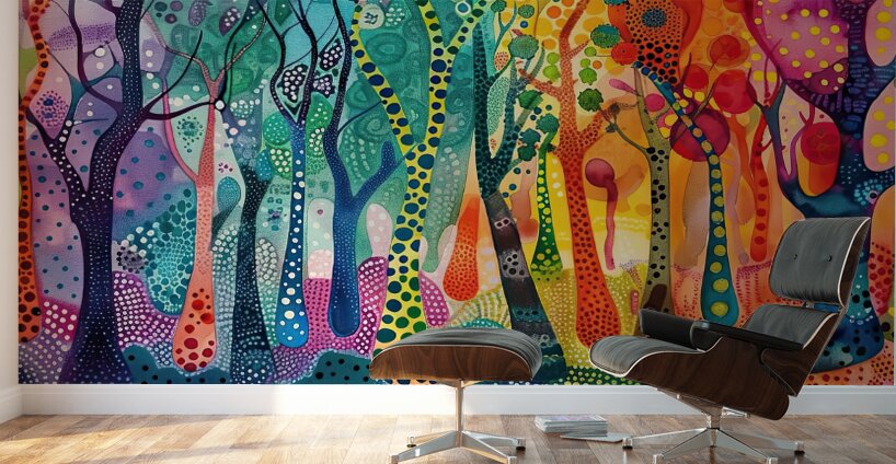 Chromatic Grove HZ92N3 62 Wall Murals