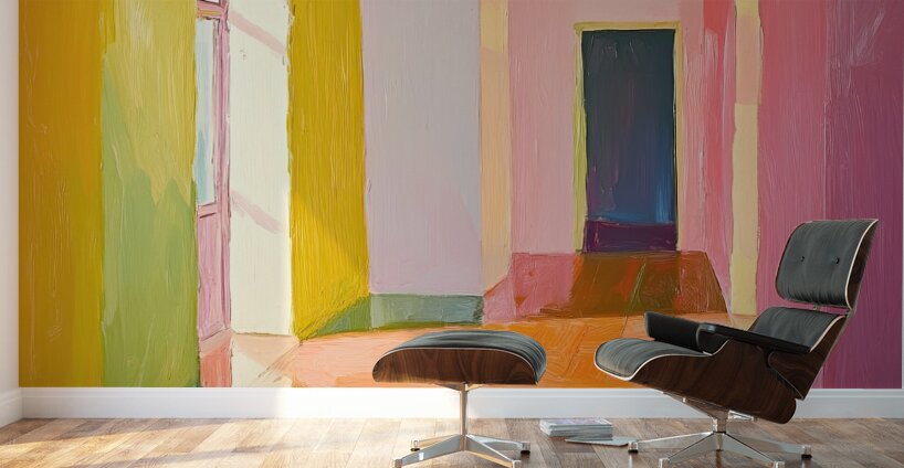 Chromatic Hallway NV93H2 55 Wall Murals