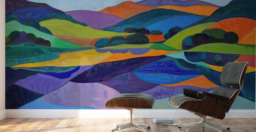 Chromatic Hills 7924B 45 Wall Murals