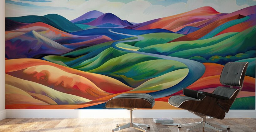 Chromatic Hills 8H29NP 45 Wall Murals