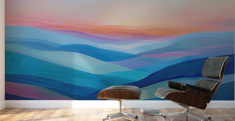Chromatic Horizons H3P9N2 53 Wall Murals