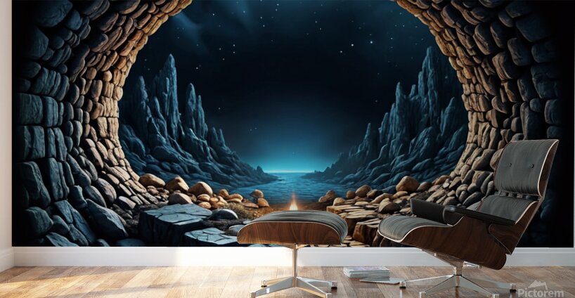  when night come  Wall Murals