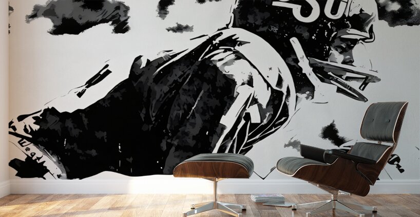 1976 Oklahoma State Cowboys Football Art Wall Murals