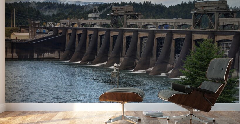 Bonneville Dam - Columbia River - Oregon Wall Murals