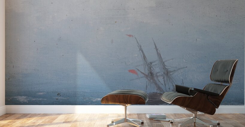 Stormy Coast by Ivan Konstantinovich Aivazovsky [1817–1900] Wall Murals