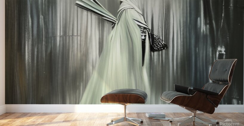 The Dance of Light and Fabric Wall Murals