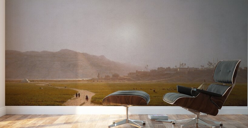 Siout.Egypt [1874] by Sanford Robinson Gifford [1823–1880] Wall Murals