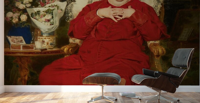 A happy birthday [1892] by Antonio Casanova y Estorach [1847–1896] Wall Murals