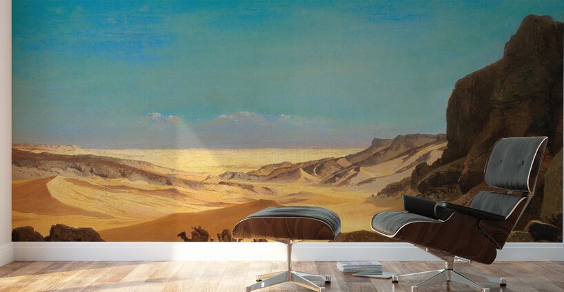 The Libyan Desert by Carl Hasch [1834–1897] Wall Murals