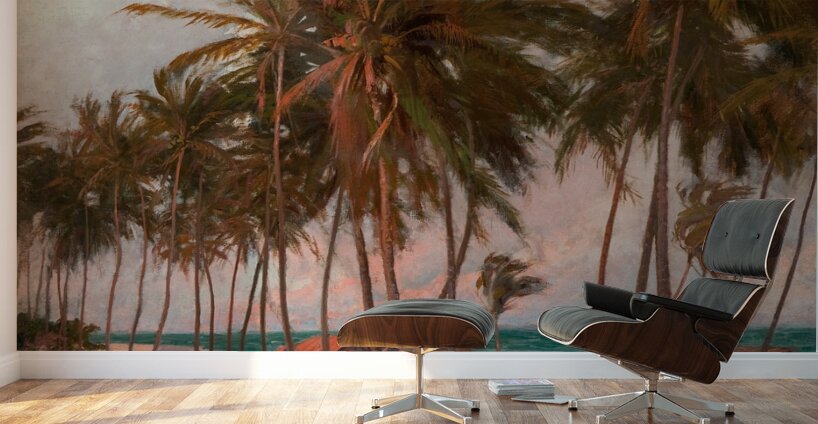 Beach in Fortaleza by Aurélio Figueiredo [1854 — 1916] Wall Murals