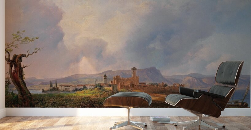 Sirmione by Anton Hansch [1813–1876] Wall Murals