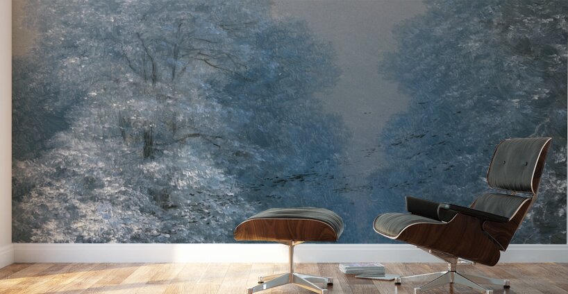 Winter Landscape [1876] by Ivan Konstantinovich Aivazovsky [1817–1900] Wall Murals