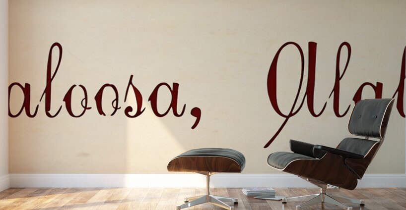 1906 Tuscaloosa Alabama Wall Murals