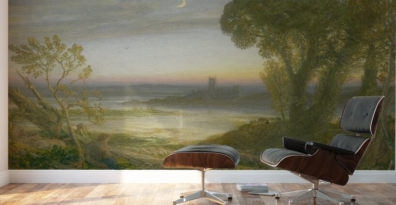 The Curfew [1870] by Samuel Palmer [1805–1881] Wall Murals