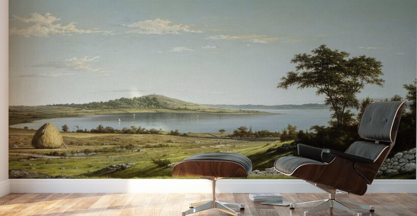 Rhode Island Shore [1858] by Martin Johnson Heade [1819–1904] Wall Murals