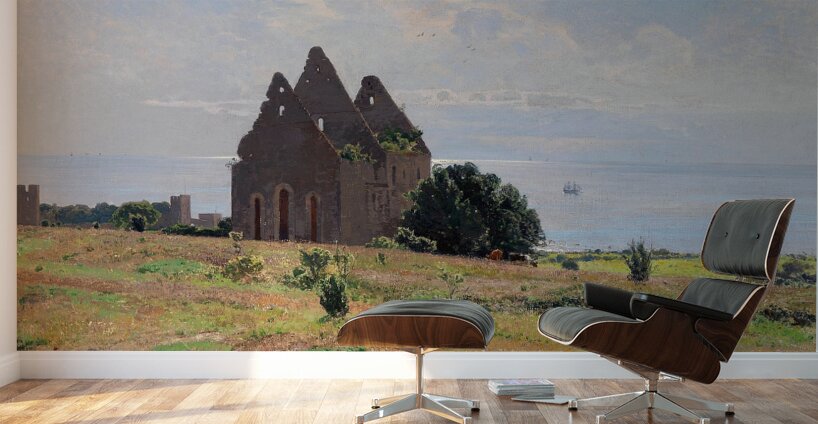 Sommertag an der Küste von Gotland by Otto Strützel [1855–1930] Wall Murals