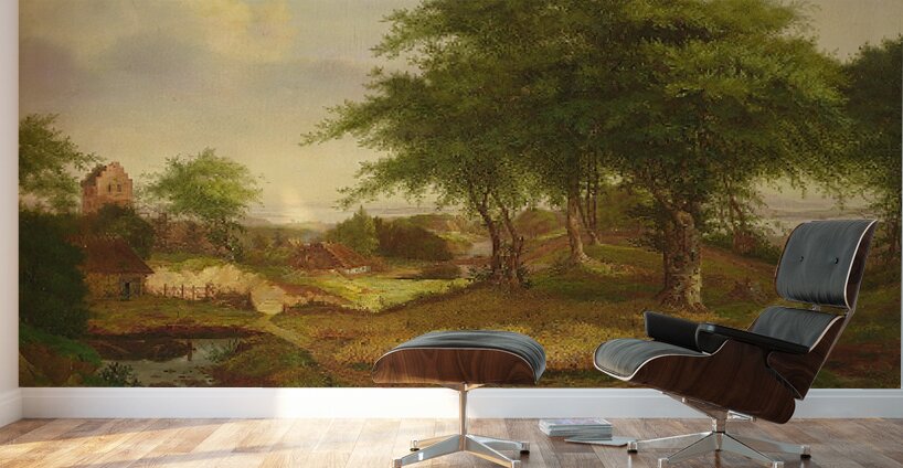 Parti Fra Nordsjælland by Carl Georg Scheuermann [1803–1859] Wall Murals