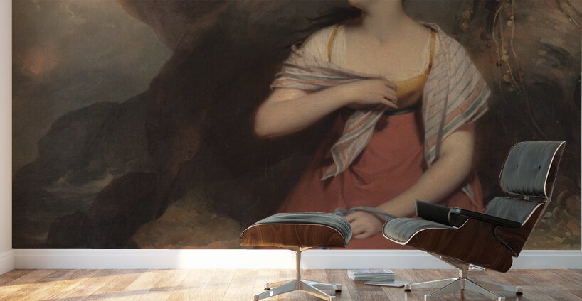 A Woman in a Landscape by Martin Archer Shee [1769–1850] Wall Murals
