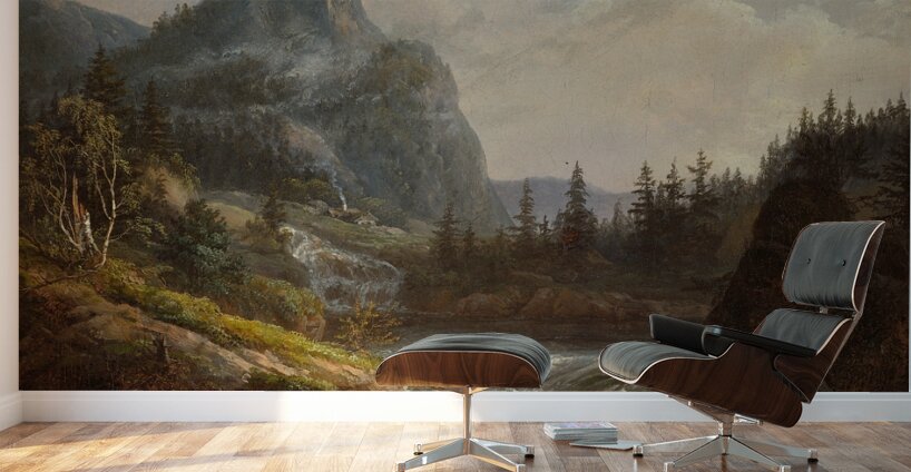 Norwegian Landscape [1822] by Johan Christian Dahl [1788–1857] Wall Murals