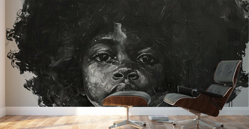 Afro Radiance Portrait 2398N 65 Wall Murals