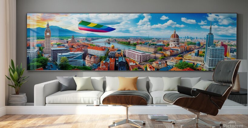 Cityscape Adventure Wall Murals